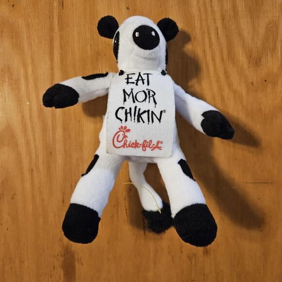 Vintage 2002 Chick-fil-A Eat Mor Chikin Cow Plush Toy Stuffed Animal Mascot - Picture 1 of 9